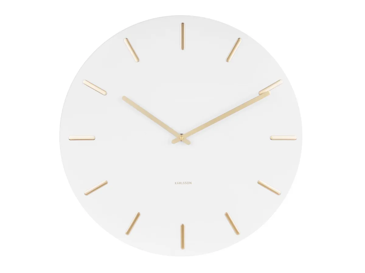 Karlsson Wanduhr Charm small white